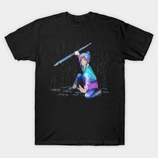 Kung fu druid fighter in the rain T-Shirt